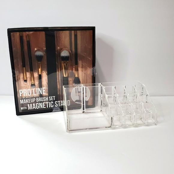 Pro line Makeup Brush Set, Acrylic Makeup Stand Bundle Of 2 - Picture 1 of 5